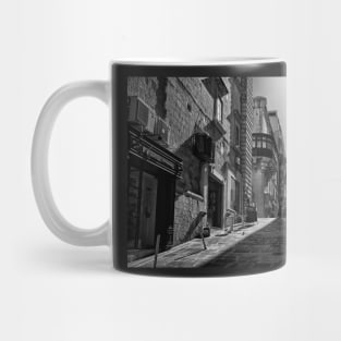 Coffee Morning in Valletta - Monochrome Mug